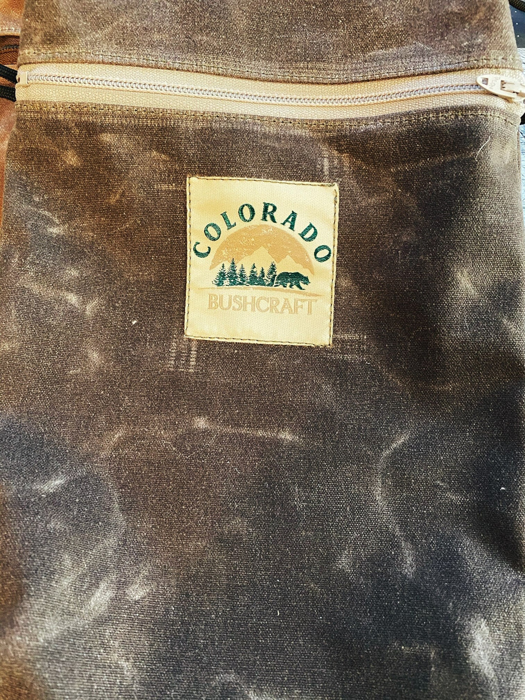Handmade Waxed Canvas Old World EDC Pouch Bushcraft Survival Camping Possibles Dopp Grooming (Various Colors) - Colorado Bushcraft