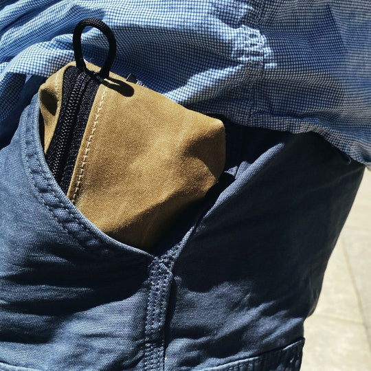 Handmade Waxed Canvas Old World EDC Pocket Pouch Bushcraft Survival Camping Possibles Dopp Grooming (Various Colors) - Colorado Bushcraft