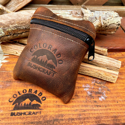 Kodiak Leather Traditional EDC Pocket Pouch Bushcraft Survival Camping Possibles Dopp Grooming