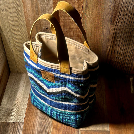 Grandma’s Bag - Handwoven Navajo Wool and Waxed Canvas