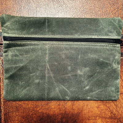 Bushcraft Zippered Utility Pouch Survival Camping Possibles Dopp Grooming (Various Colors / Materials)