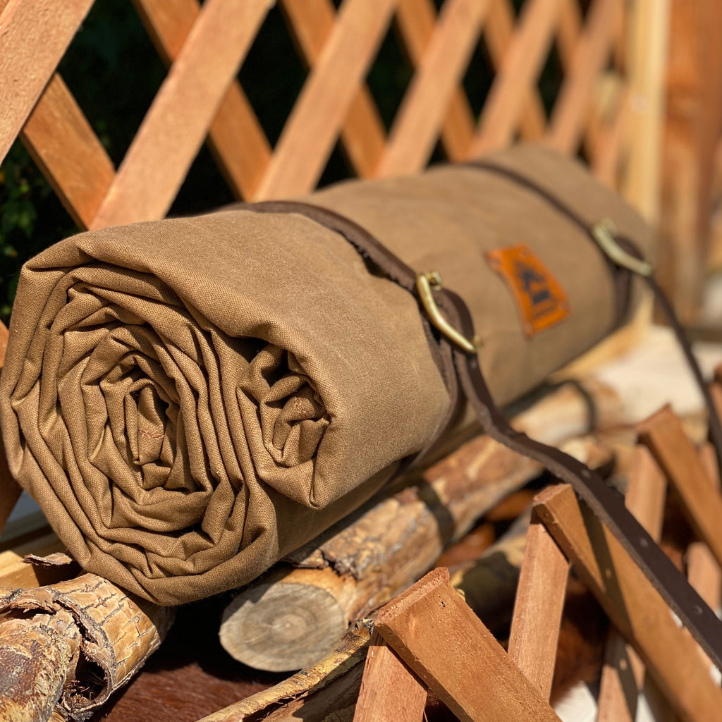 Waxed canvas picnic 2025 blanket