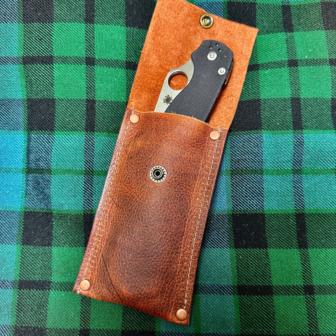 Kodiak Leather Pocket Folder Belt Pouch
