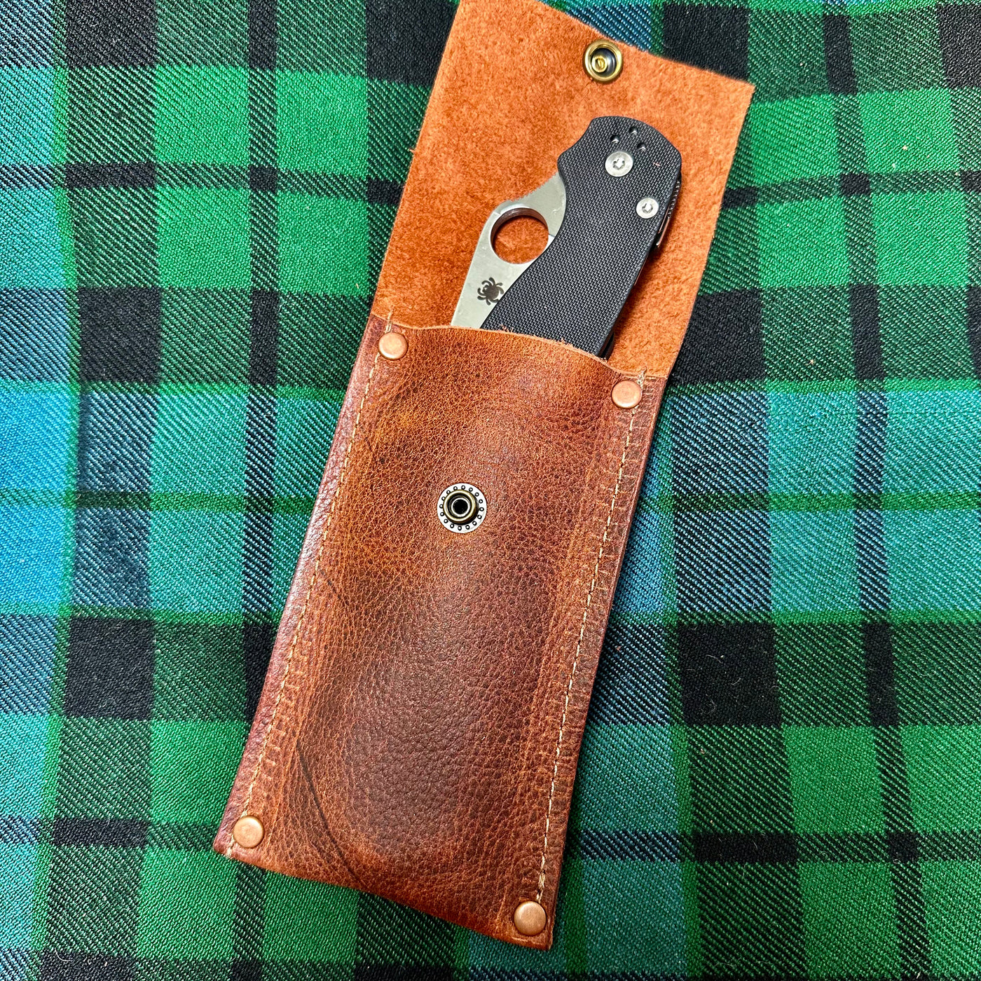 Kodiak Leather Pocket Folder Belt Pouch