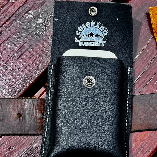 Bushcraft Utility Tin Leather Belt Pouch