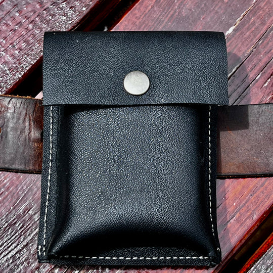 Bushcraft Utility Tin Leather Belt Pouch