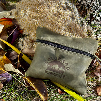 MOD Leather Traditional EDC Pocket Pouch Bushcraft Survival Camping Possibles Dopp Grooming