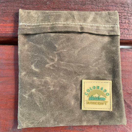 Waxed Canvas Talcum EDC Pouch Bushcraft Survival Camping Possibles Dopp Grooming (Various Colors/sizes)
