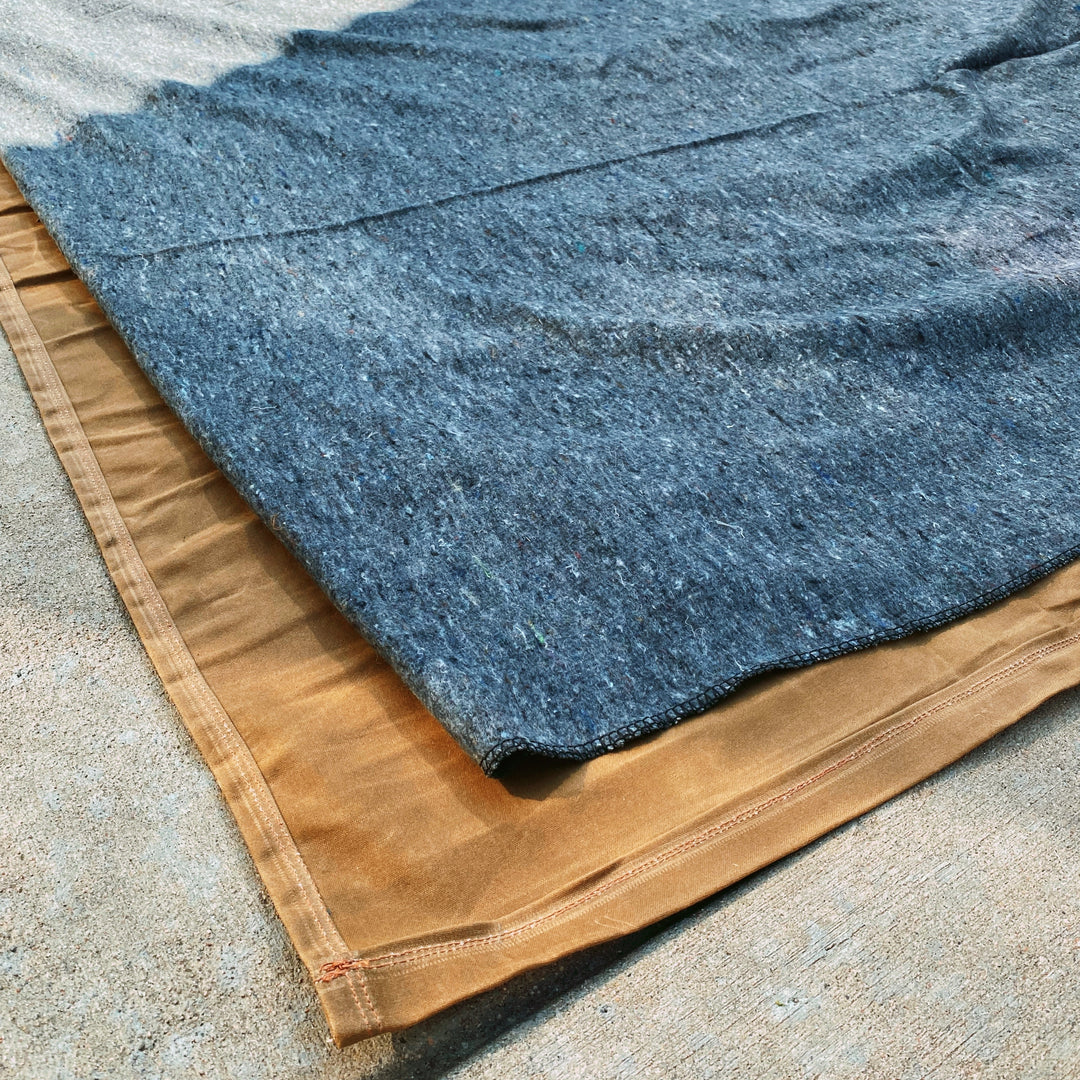 Large Waxed Canvas Cowboy Bedroll W/ Wool Blanket (CUSTOM)