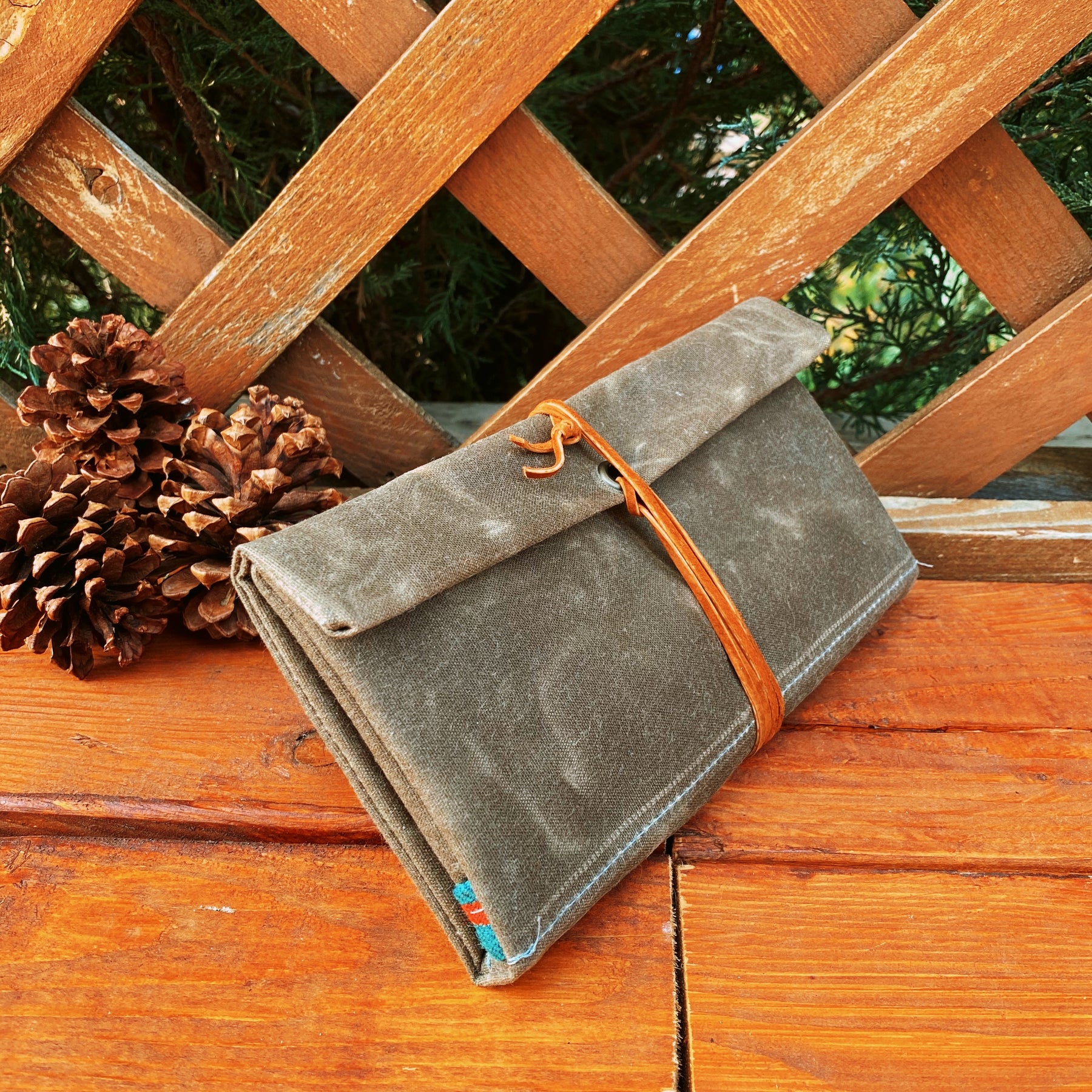 Handmade tobacco pouch outlet