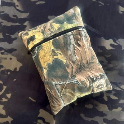Superflauge Game Camo w/XPAC backing Traditional Medium EDC Pouch Bushcraft Survival Camping Possibles Dopp Grooming