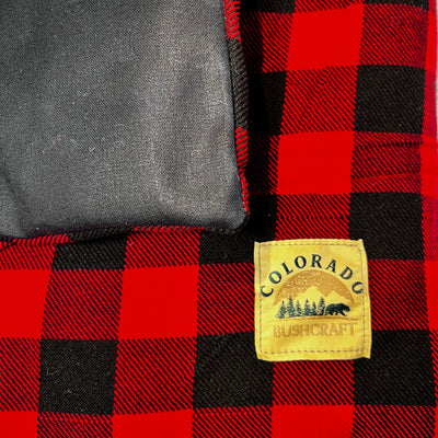 All Natural Bushcraft Cooshun - Waxed Canvas and Wool Sitting Pad