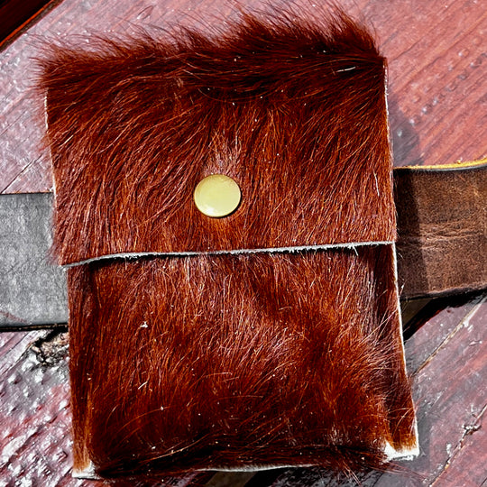 Bushcraft Utility Tin Leather Belt Pouch