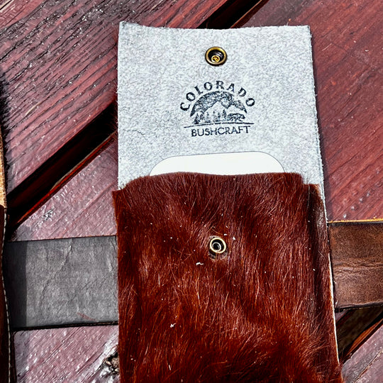 Bushcraft Utility Tin Leather Belt Pouch