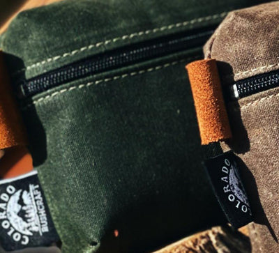 Waxed Canvas Traditional EDC Pocket Pouch Bushcraft Survival Camping Possibles Dopp Grooming (Various Colors)